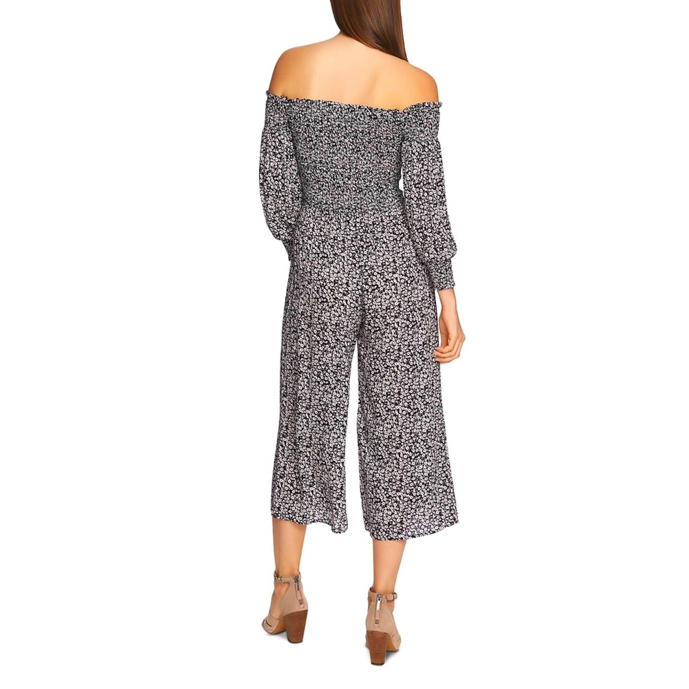 NWOT Revolve 1. State Smocked Off the Shoulder Wildflower Floral Jumpsuit Medium - Picture 3 of 9